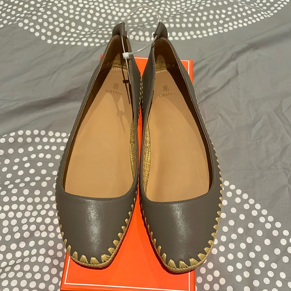 Bill Blass ballerina style with great embroidery detail. Brand New in Box !